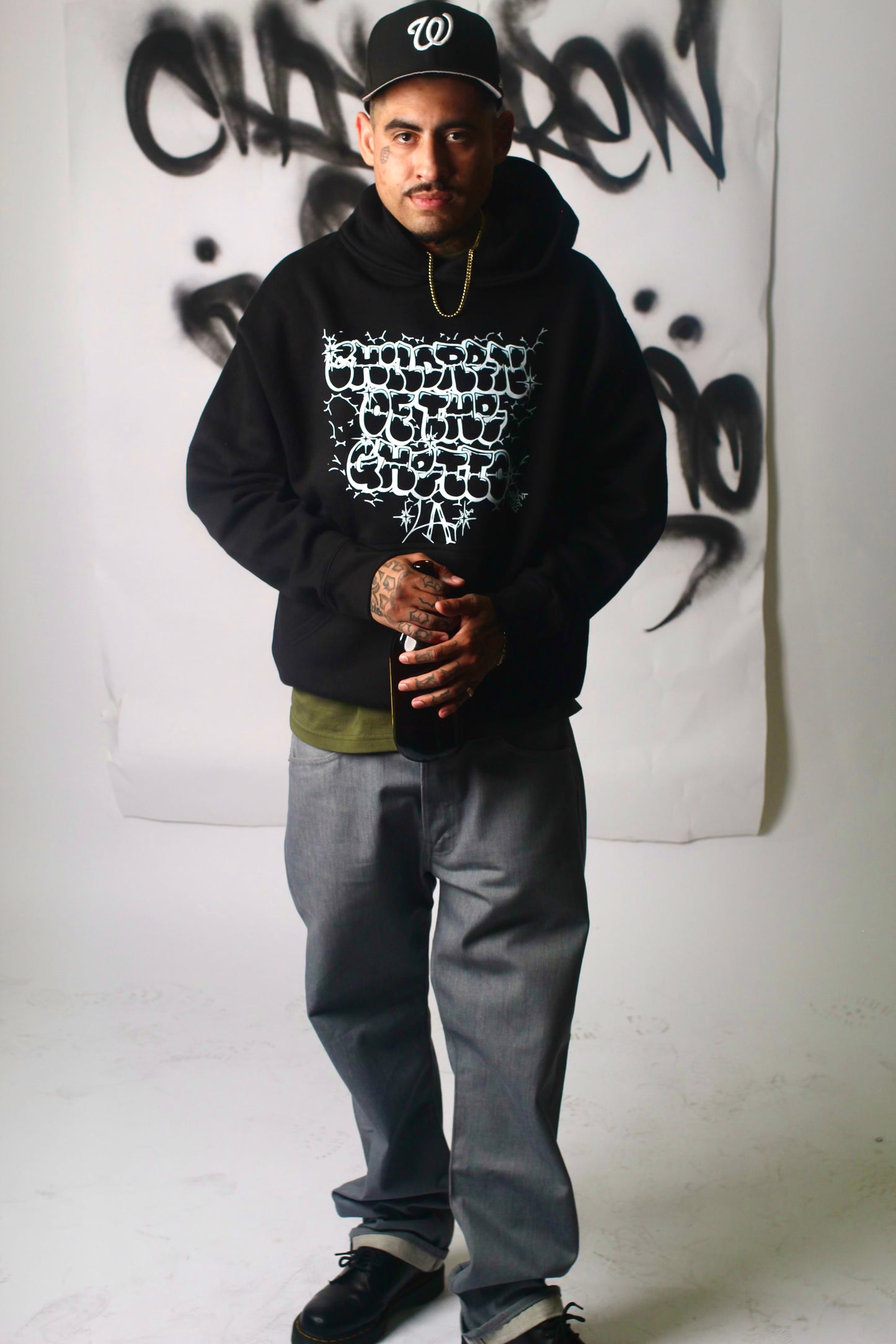 Graffiti Hoodie Black